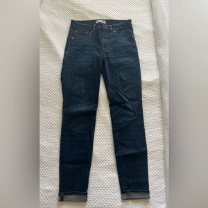 Madewell 9” mid rise skinny jean